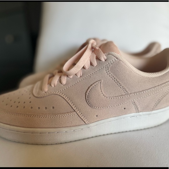 Nike Shoes - Nike Court Vision Low Top in Pearl Pink